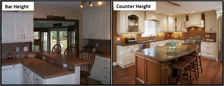Counter height is a much better home feature