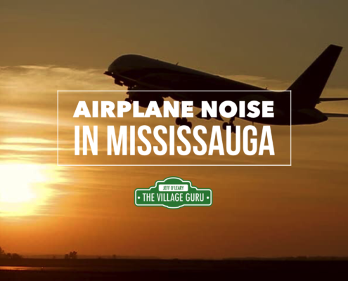 Article about airplane noise in Mississauga