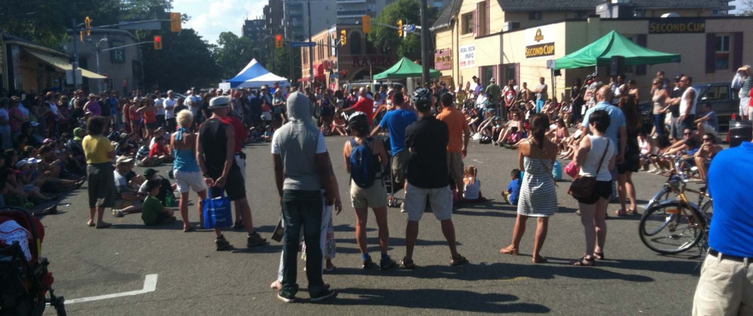 Port Credit is the best area in Mississauga for community vibe. This is Buskerfest