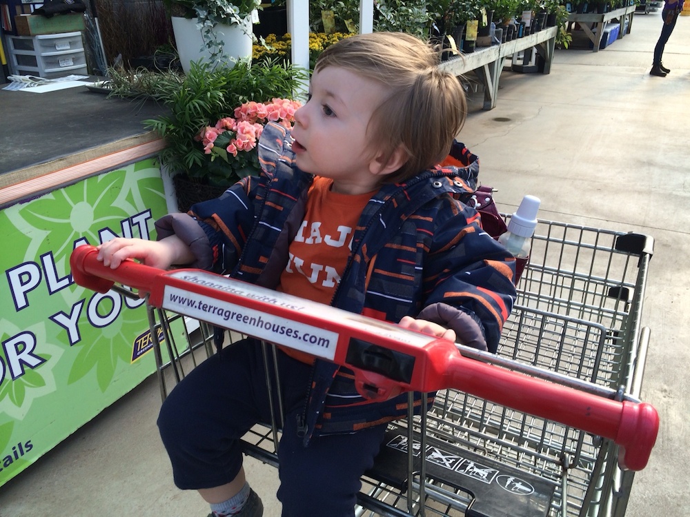 My youngest is an avid shopper, he must get that from his mother!