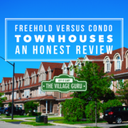 article comparing freehold to condo town houses