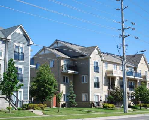 Stacked Town Houses built by Daniels in Churchill Meadows Mississauga