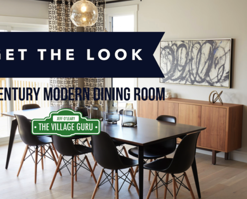 How to decorate a Mid Century Modern Dining Room