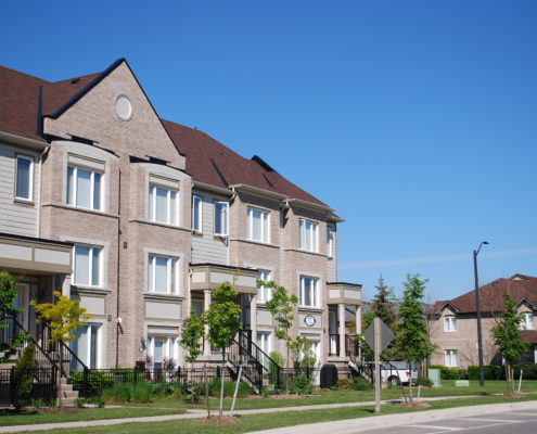Stached town houses in Central erin mills