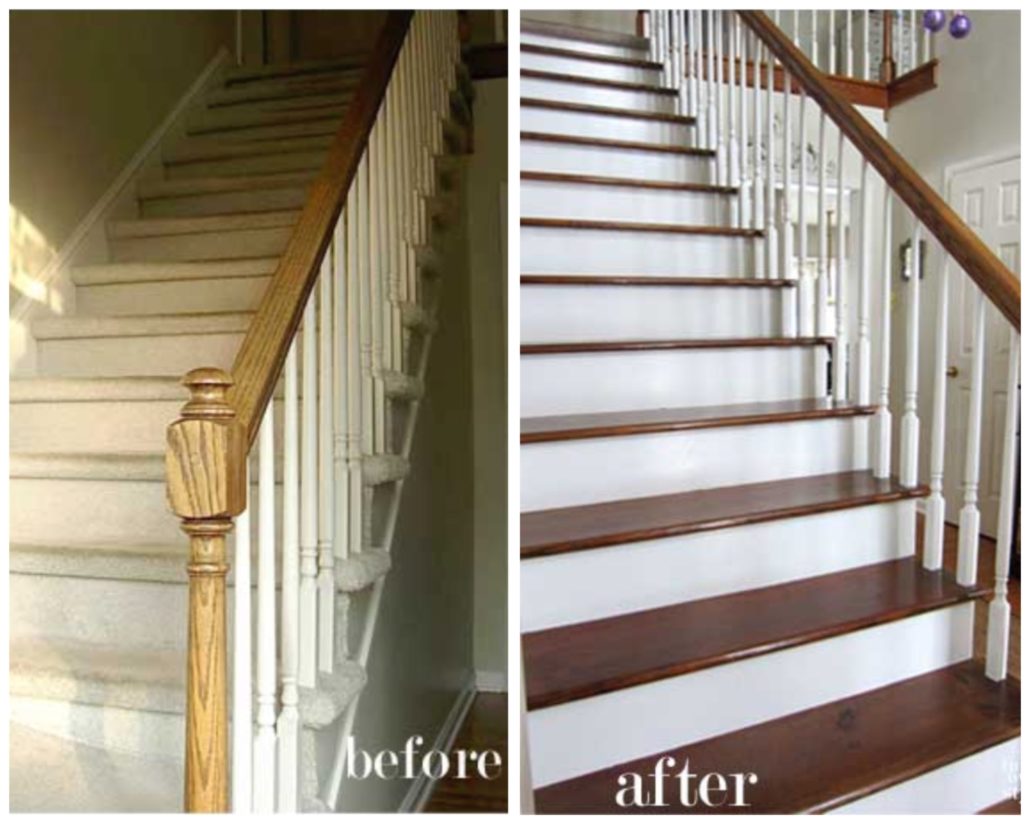 Buy a Big House remove carpet from stairs