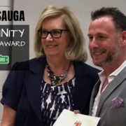mississauga community volunteer award presented to jeff o'leary