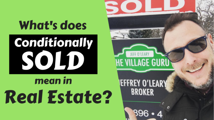 What does ‘Sold Conditionally’ mean in Real Estate A video about the term sold conditionally in Mississauga Real Estate